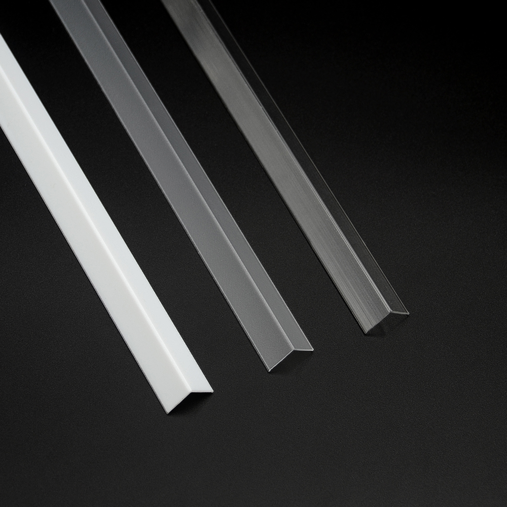 Corner Mounted Black Anodized Aluminum LED Profile For 10mm LED Lighting Strips Corner Mounted Black Anodized Aluminum LED Profile For 10mm LED Lighting Strips